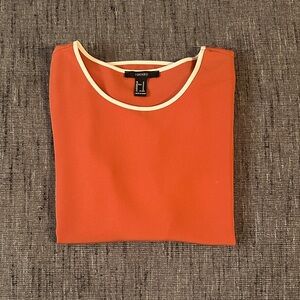 Forever 21 Burnt Orange Top with Cream Accents